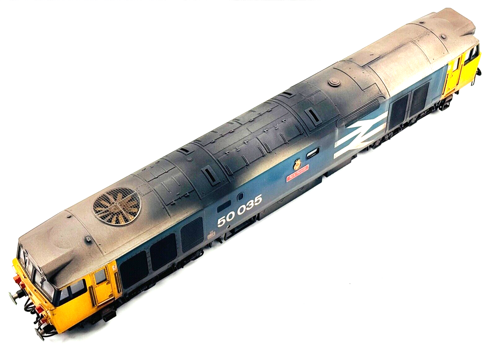 JUST LIKE THE REAL THING O GAUGE - CLASS 50 LARGE LOGO ARK ROYAL 50035 DCC SOUND