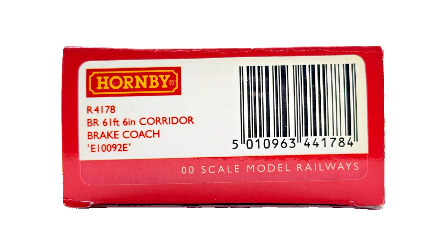 HORNBY 00 GAUGE - R4178 - BR CRIMSON CREAM 61FT 6IN CORRIDOR BRAKE COACH E10092E