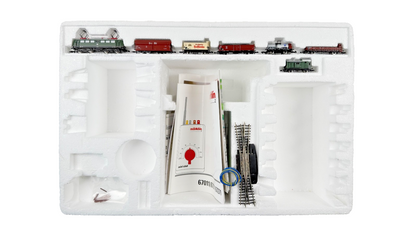 MARKLIN Z GAUGE 81860 - 25 YEARS MINI CLUB LOCO & FREIGHT STARTER SET INCOMPLETE