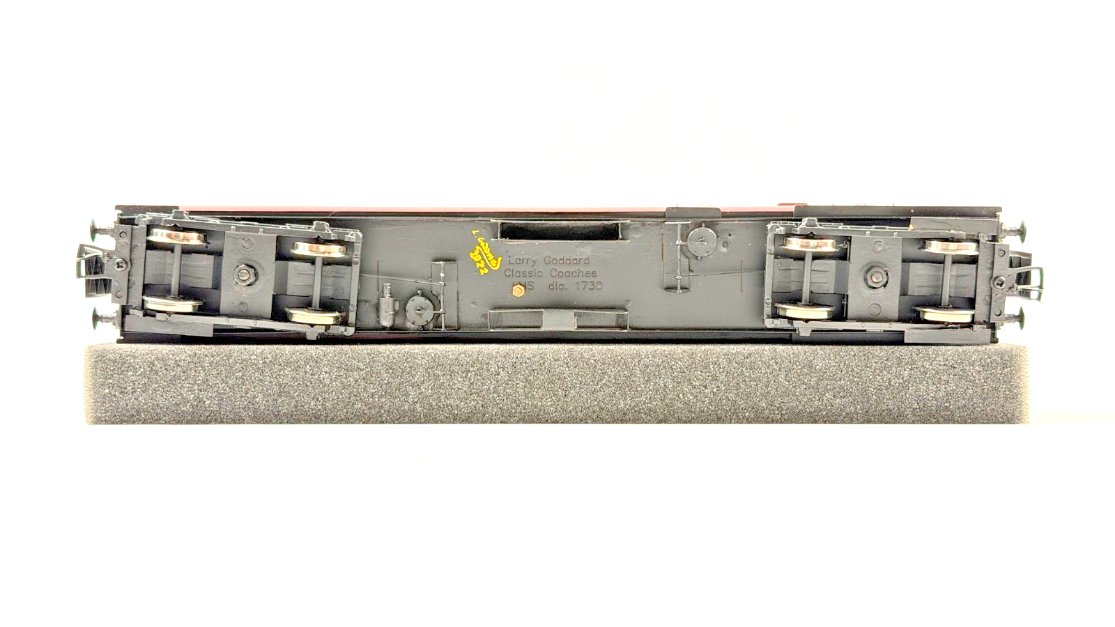 LARRY GODDARD 00 GAUGE BRASS KIT BUILT LM/BR MAROON DIAGRAM 1730 COACH M5400M