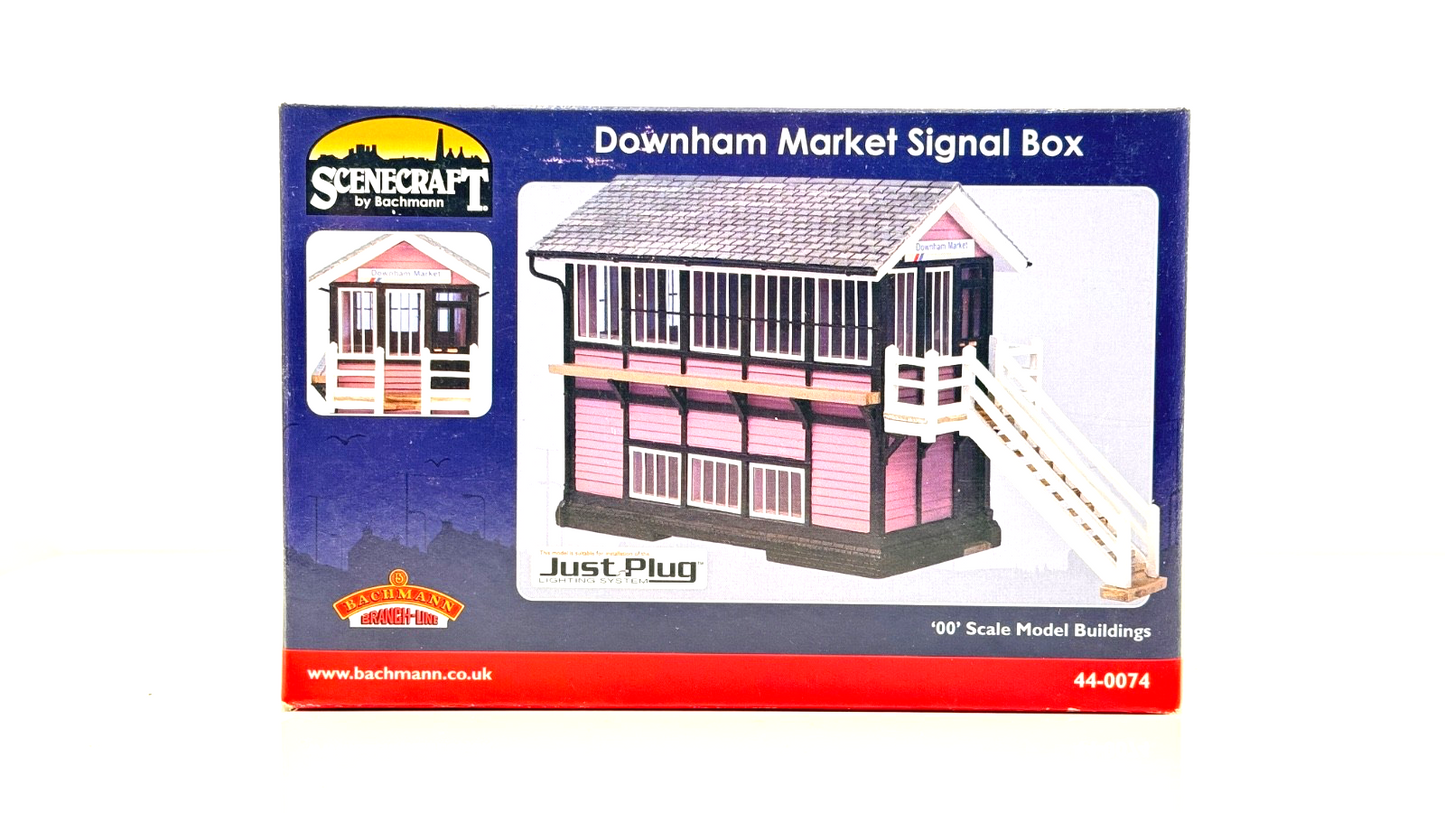 BACHMANN 00 GAUGE SCENECRAFT - 44-0074 - DOWNHAM MARKET NSE SIGNAL BOX - NEW