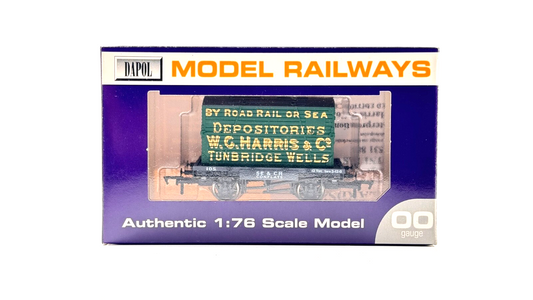 DAPOL 00 GAUGE - W.G HARRIS & CO TUNBRIDGE WELLS CONFLAT WAGON (LIMITED EDITION)