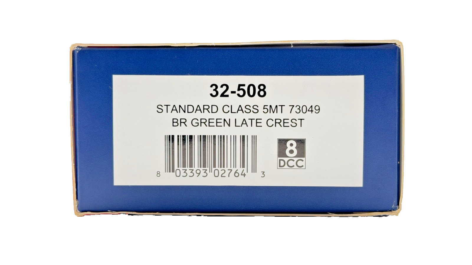 BACHMANN 00 GAUGE - 32-508 - STANDARD CLASS 5MT 73049 BR GREEN LATE CREST BOXED