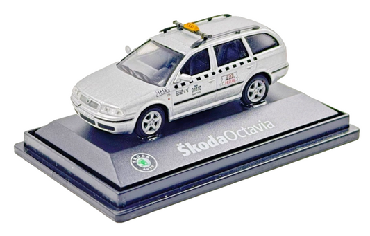ABREX 1/72 SCALE - SKODA OCTAVIA SILVER ESTATE TAXI - BOXED