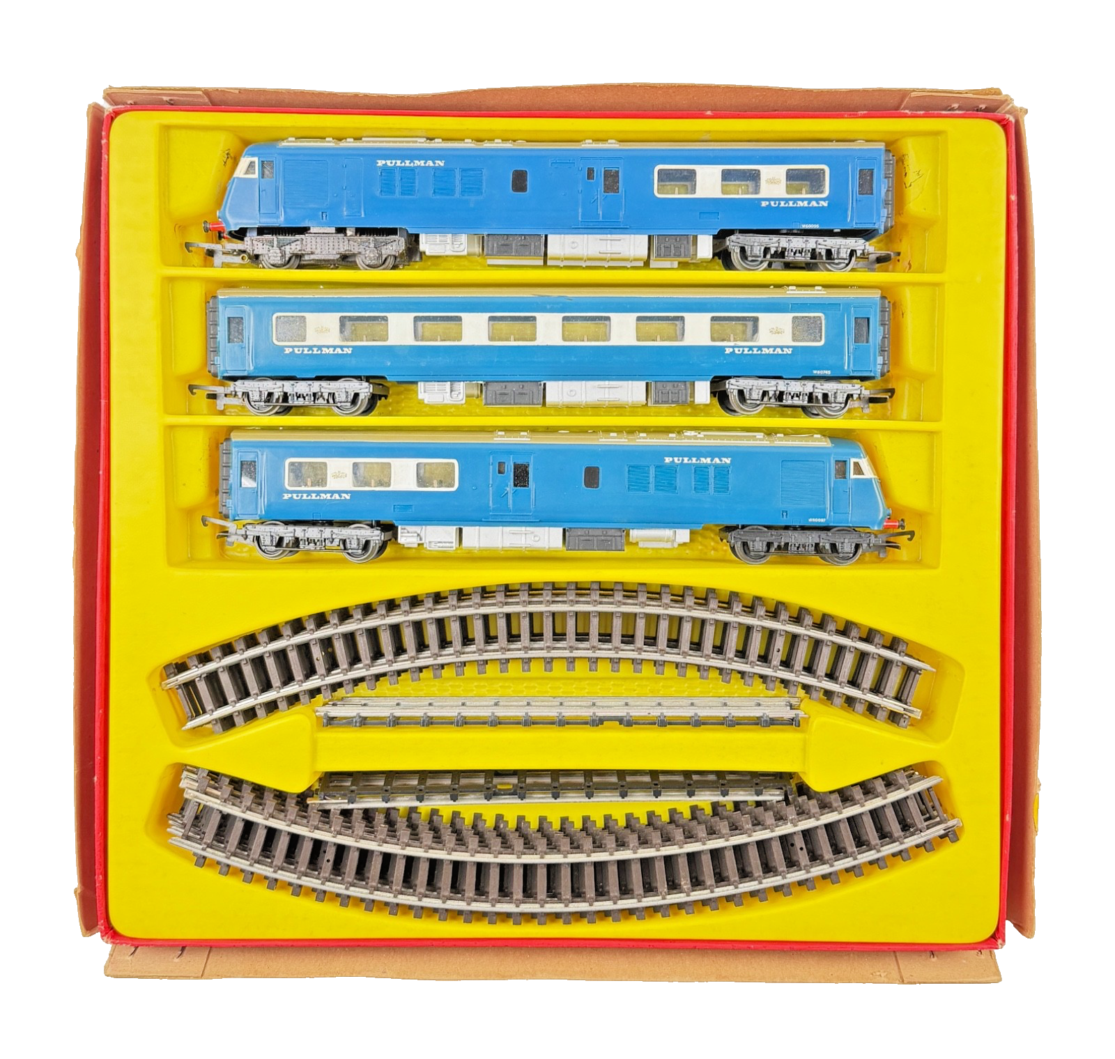 TRIANG HORNBY 00 GAUGE - RS.52 - THE BLUE PULLMAN 3 CAR LOCOMOTIVE & TRACK PACK