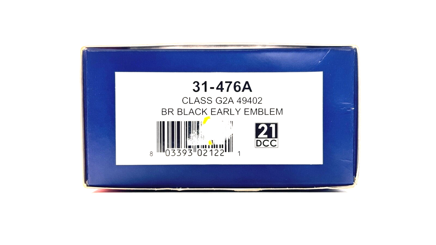BACHMANN 00 GAUGE - 31-476A - CLASS G2A 49402 BR BLACK EARLY EMBLEM - BOXED